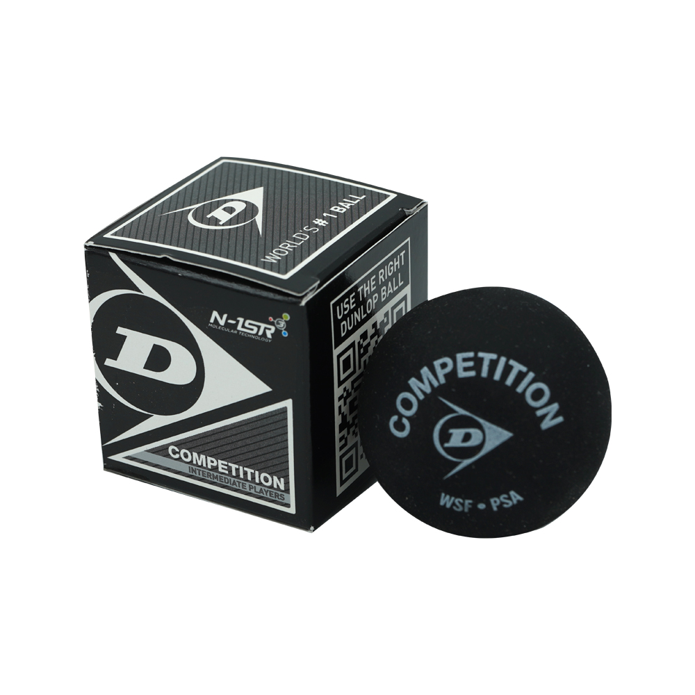 Dunlop Competition Squash Ball (Yellow Single Dotted) - Image 3