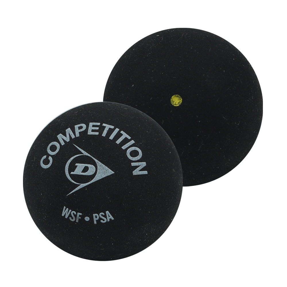 Dunlop Competition Squash Ball (Yellow Single Dotted) - Image 4