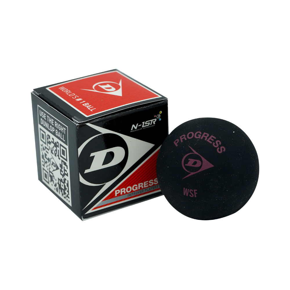 Dunlop Progress Squash Ball (Red Single Dotted) - Image 4