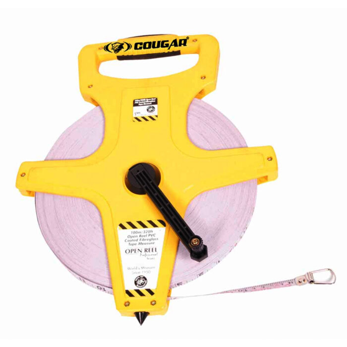 Cougar Open Reel Measuring Tape MTO-030:30mtrs.