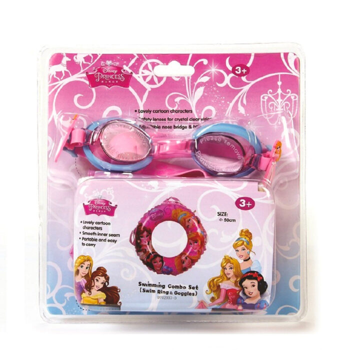 Disney Princess Swimming Ring & Goggles Set – D702037-D