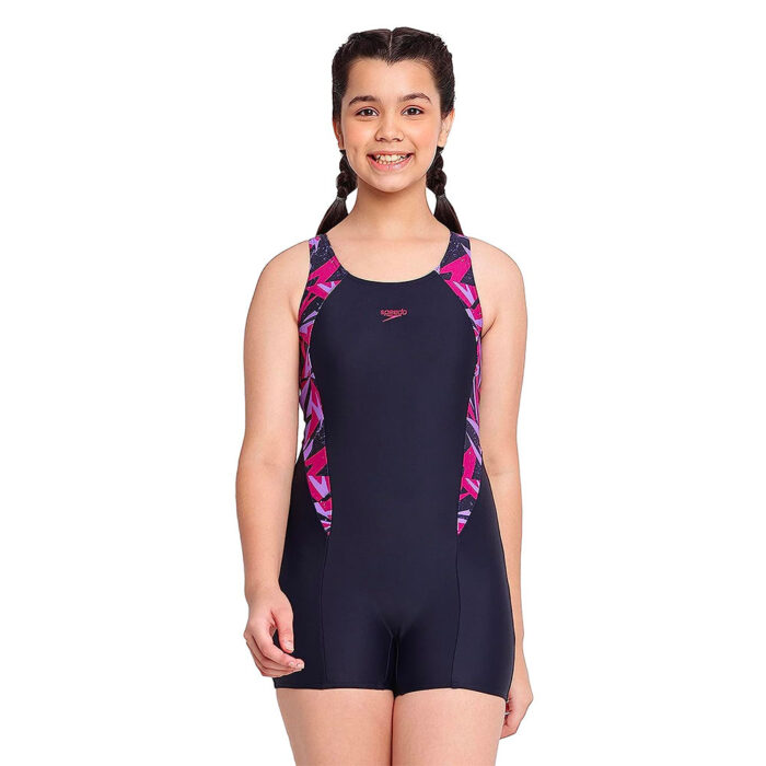 Speedo Kids Swimwear Girls Hyperboom Splice Muscleback Legsuit