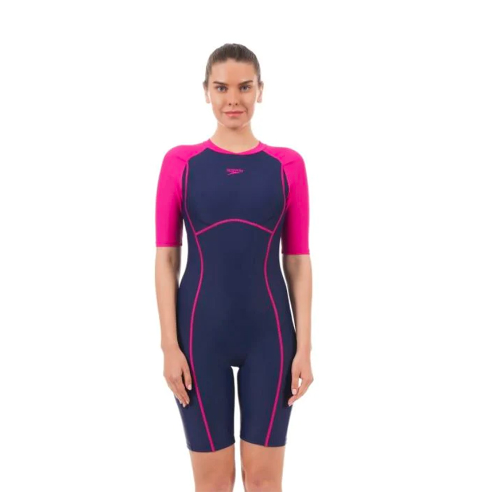 Speedo Women Swimwear Essential Splice Kneesuit - Image 8