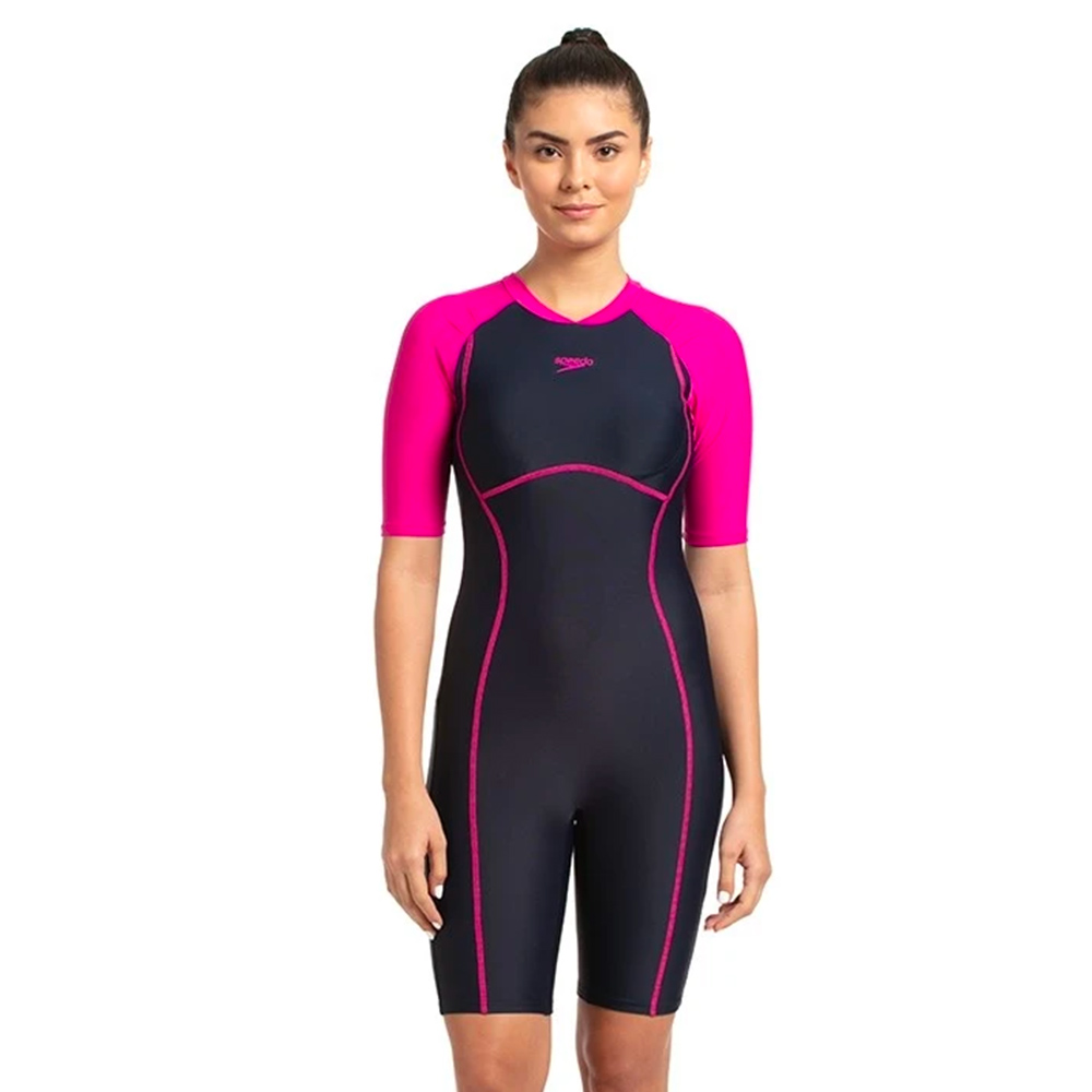 Speedo Women Swimwear Essential Splice Kneesuit - Image 16