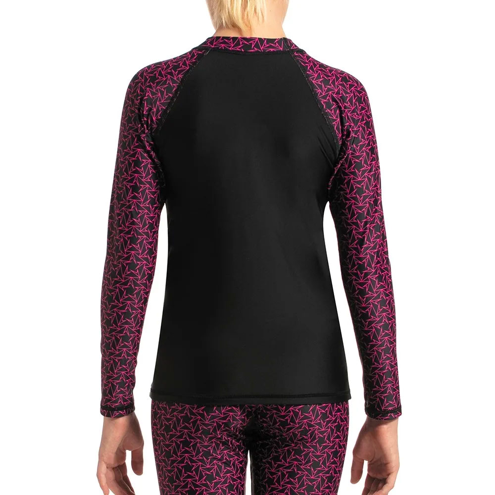Speedo Kids Swimwear Girls Boomstar Allover Long Sleeve Suntop - Image 5