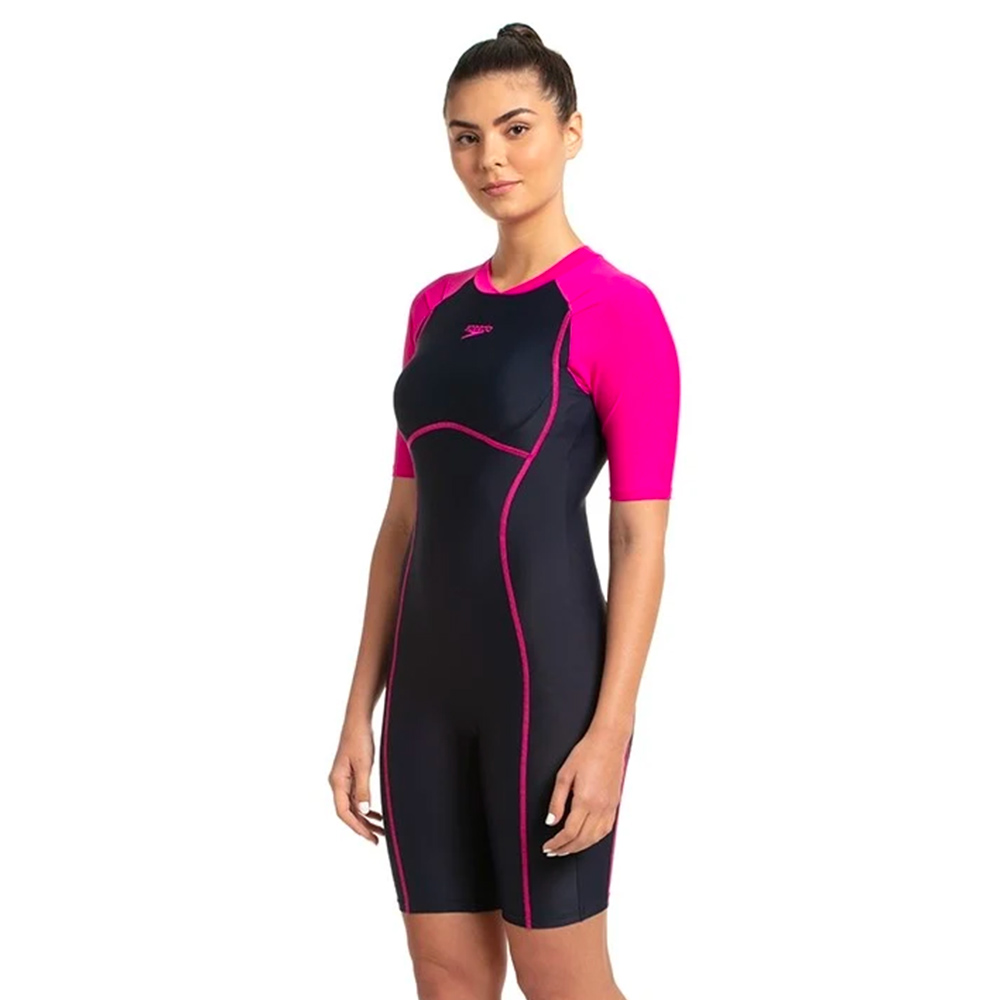 Speedo Women Swimwear Essential Splice Kneesuit - Image 15