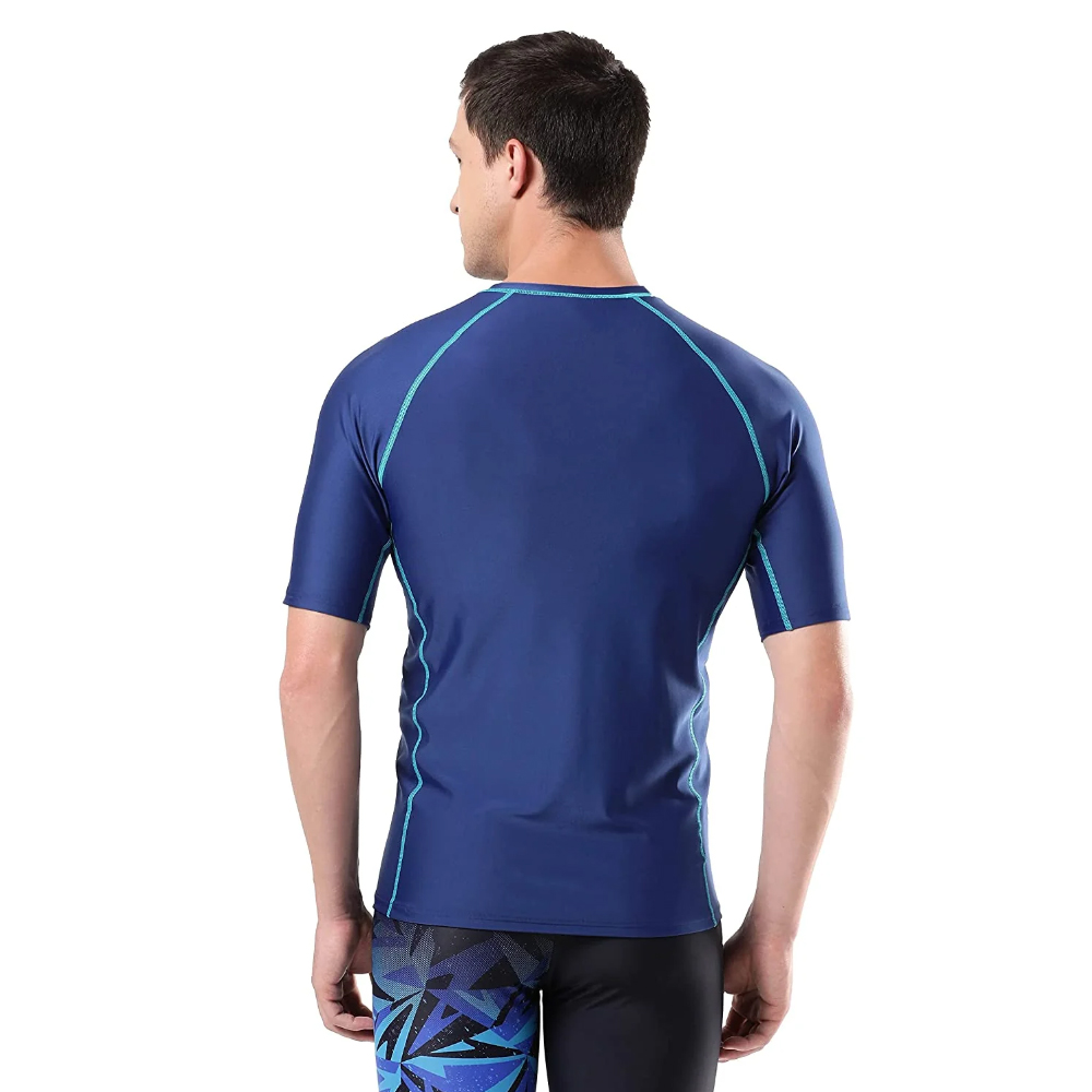 Speedo Men Swimwear Short Sleeve Suntop - Image 8