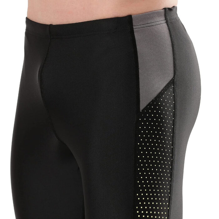 Speedo Men Swimwear Dive Jammer Black-Dove Grey-Spritz