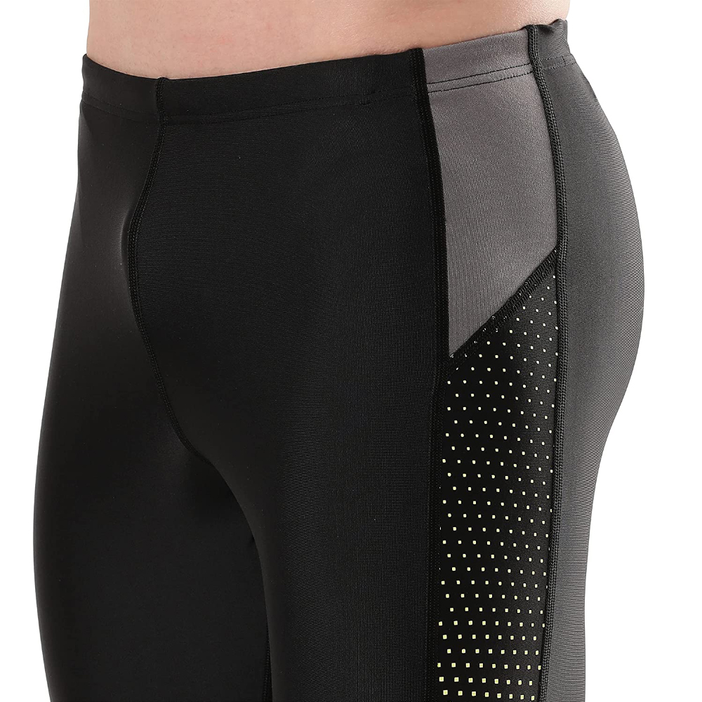 Speedo Men Swimwear Dive Jammer Black-Dove Grey-Spritz
