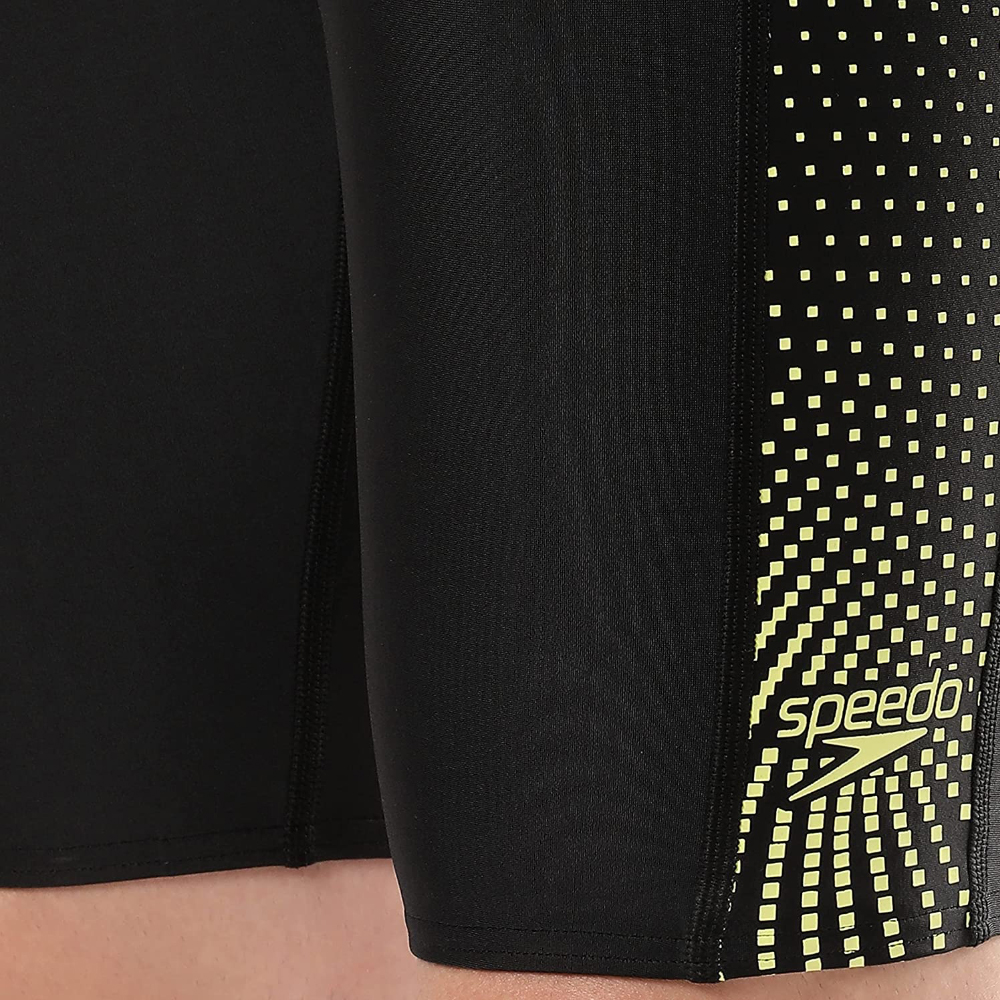 Speedo Men Swimwear Dive Jammer Black-Dove Grey-Spritz - Image 2