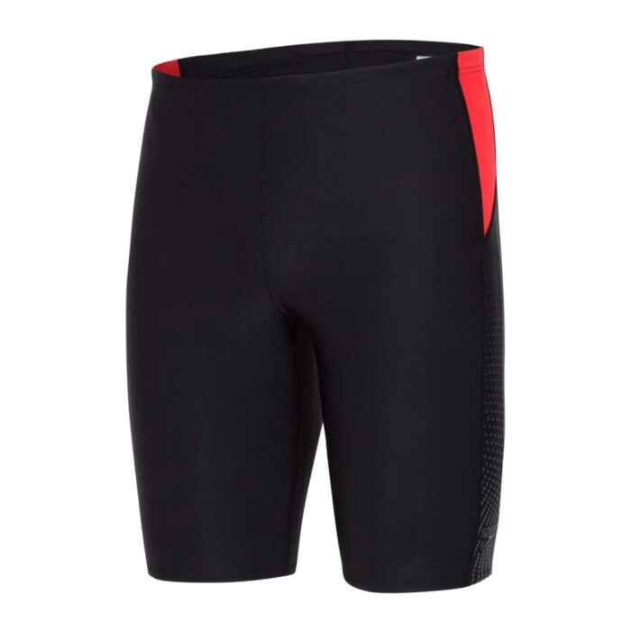 Speedo Men Swimwear Dive Jammer Black-Fed Red-Dove Grey