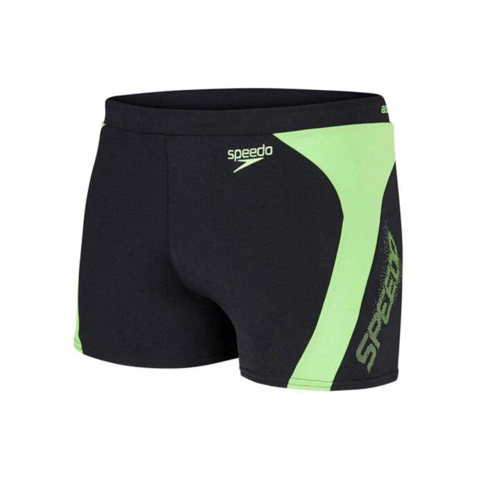 Speedo Men Swimwear Logo Graphic Splice Aquashort