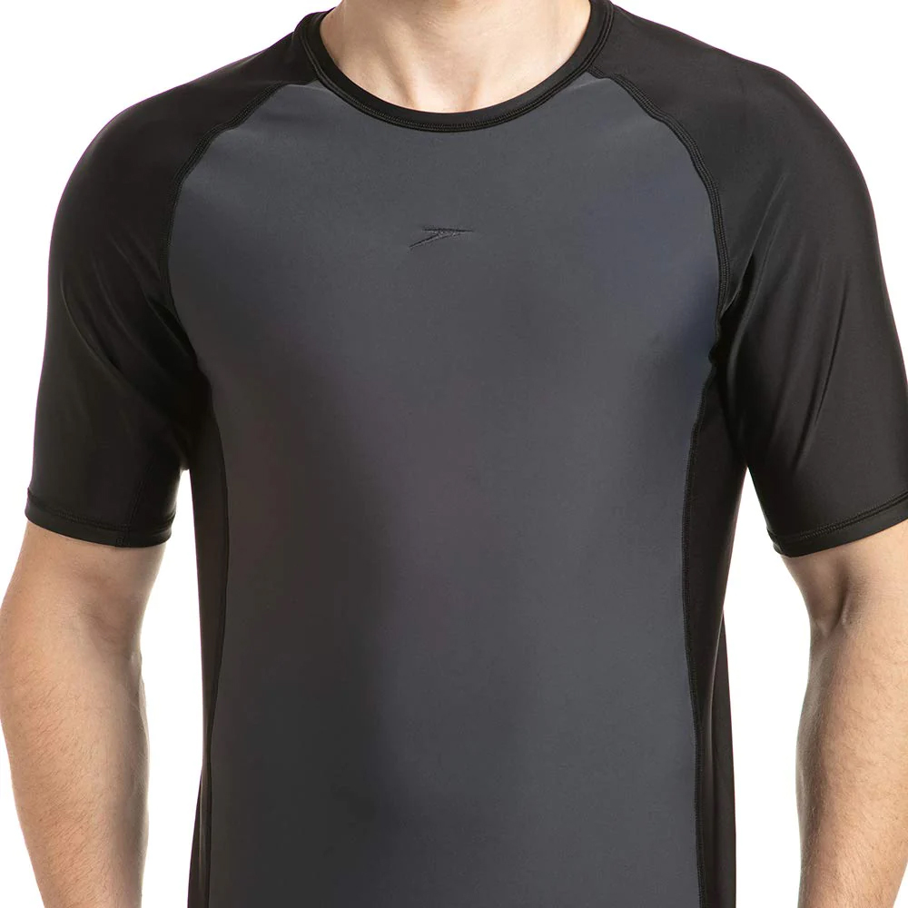 Speedo Men Swimwear Short Sleeve Suntop - Image 17