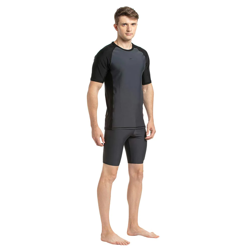 Speedo Men Swimwear Short Sleeve Suntop - Image 15