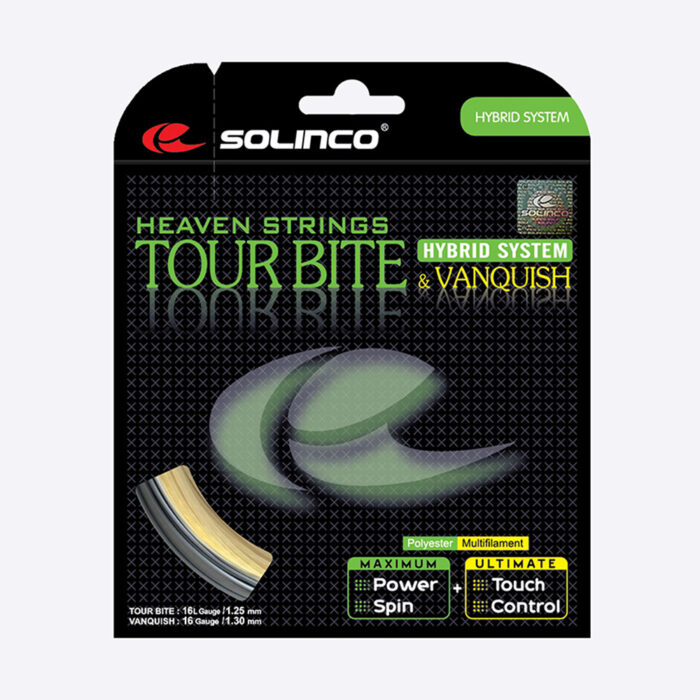 Solinco TOUR BITE + VANQUISH Tennis Strings