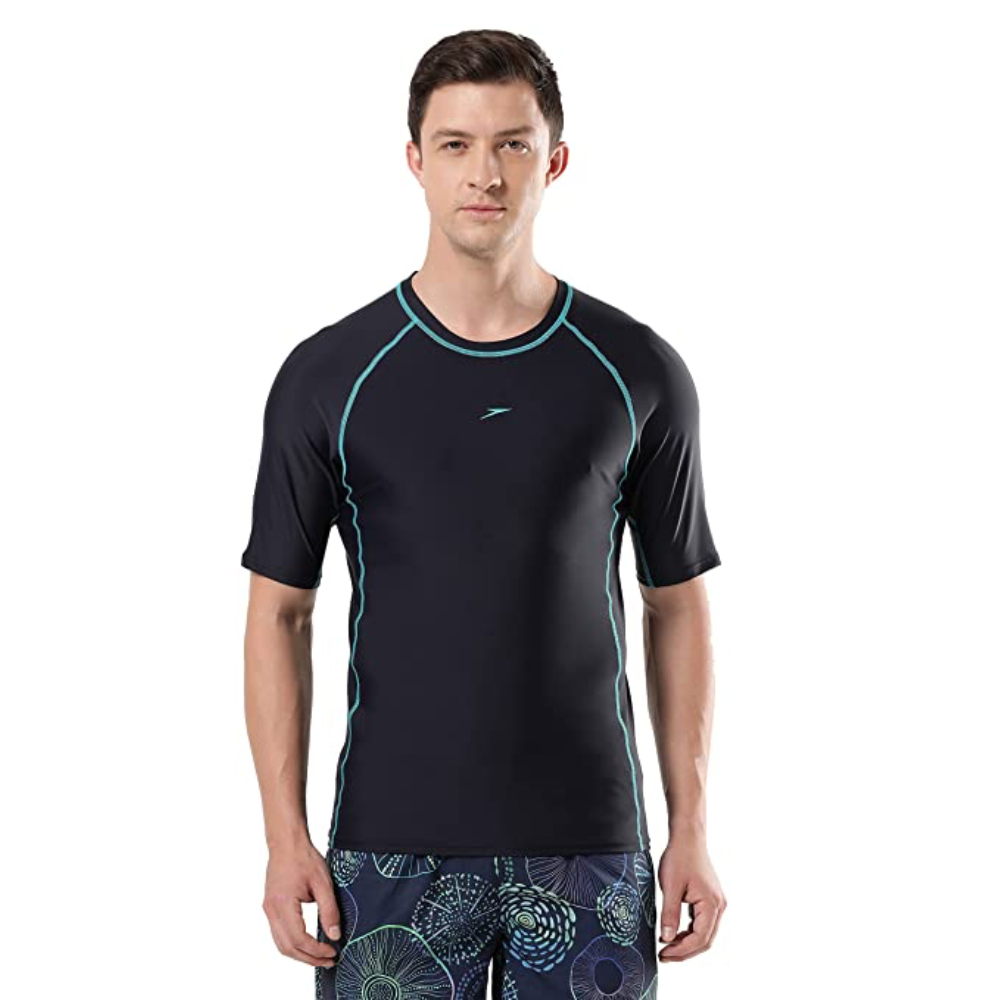 Speedo Men Swimwear Short Sleeve Suntop - Image 20