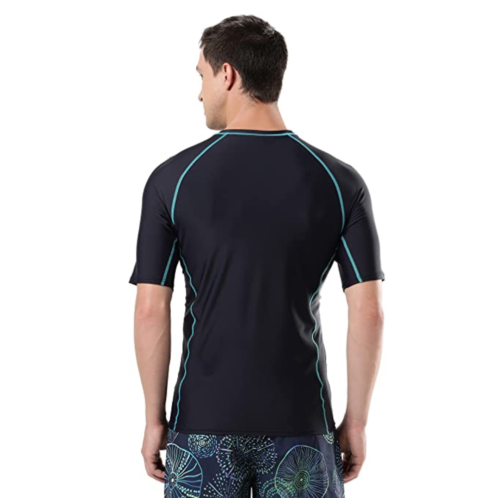 Speedo Men Swimwear Short Sleeve Suntop - Image 22