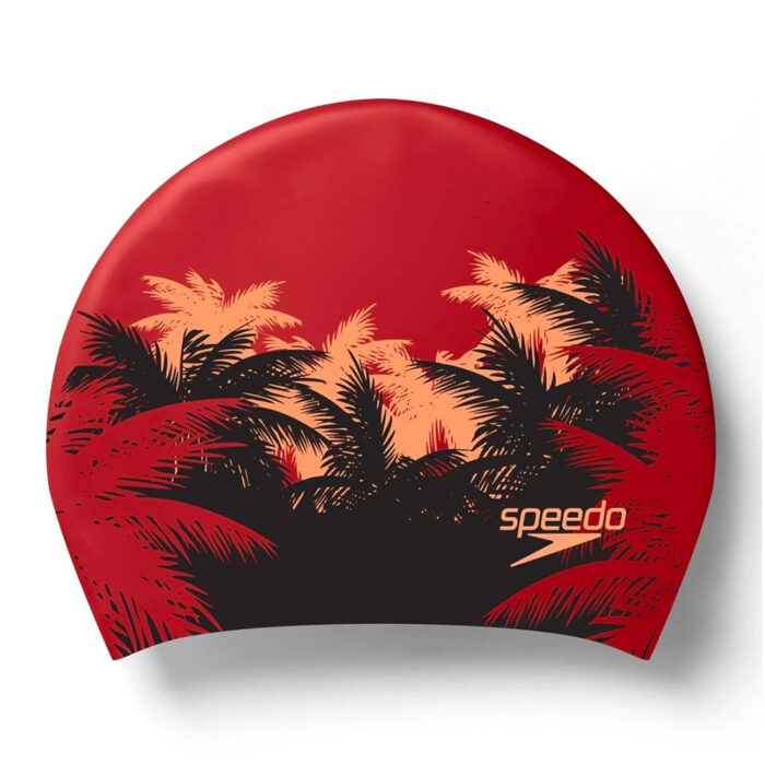 Speedo Printed Long Hair Female Cap