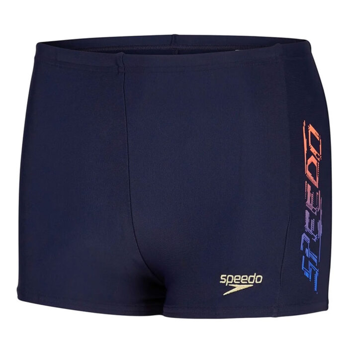 Speedo Boys Tech Logo Panel Aquashort