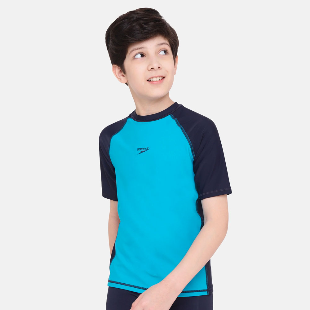 Speedo Boys Short Sleeve Suntop - Image 4