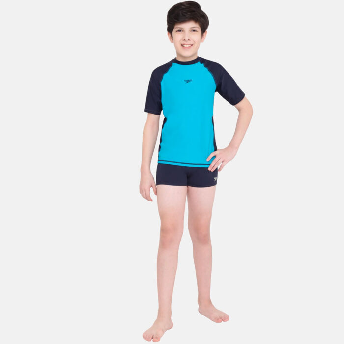 Speedo Boys Short Sleeve Suntop