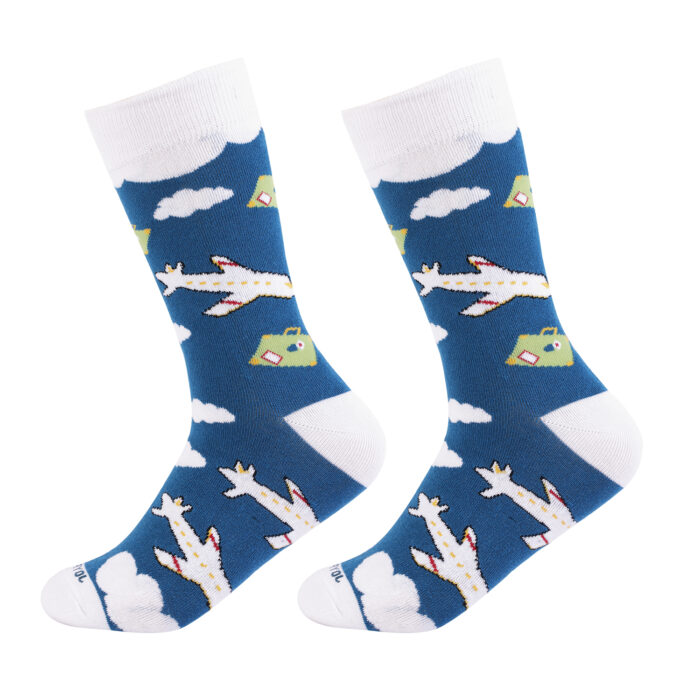 Airport Edition Calf Length Socks (Pack of 2)