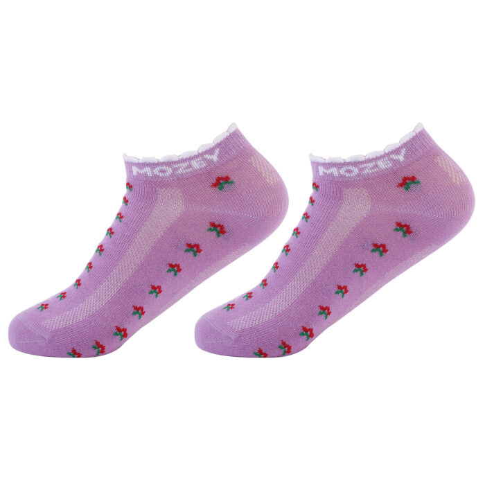 Ankle Women Graphic Sneaker Socks (Pack of 2)