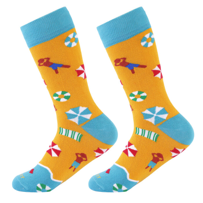 Beach Edition Calf Length Socks (Pack of 2)