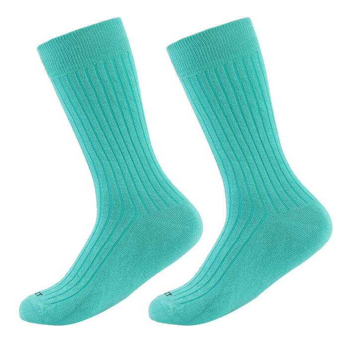 Formal Mens Ribbed Edition Calf Length Socks (Pack of 2)