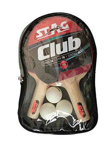 STAG CLUB PLAYSET WITH 2 BAT,3 BALL Table Tennis Kit