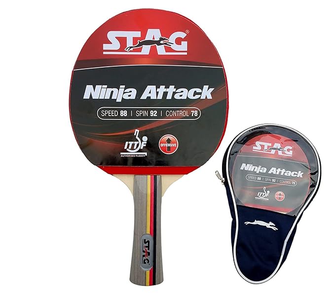 Stag Ninja Attack Table Tennis Racquet