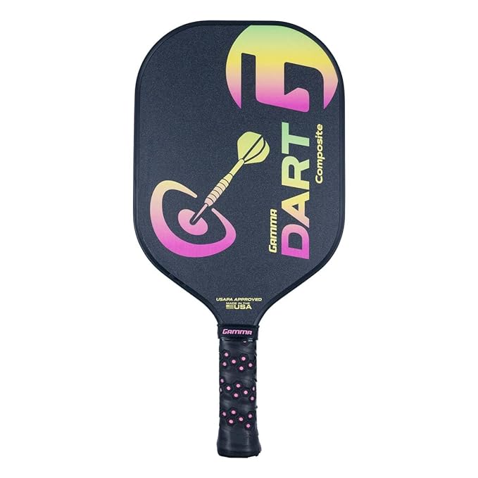 Gamma Dart Poly Core Pickleball Paddle – Black Ombre - Image 2