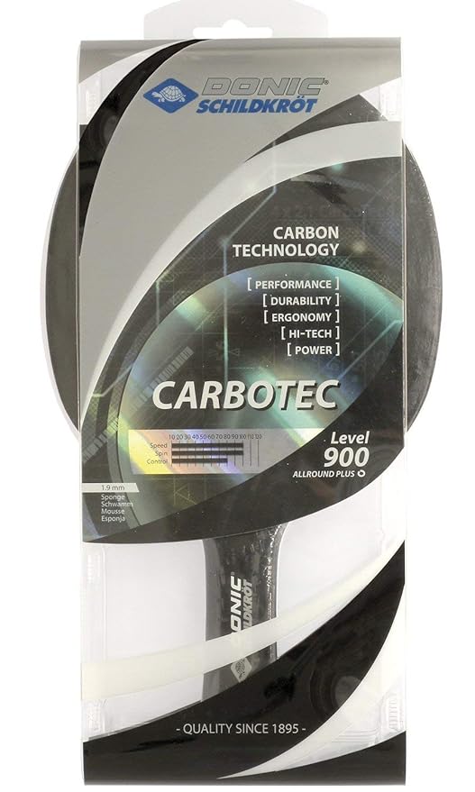 DONIC Carbotec 900 Red, Black Table Tennis Racquet