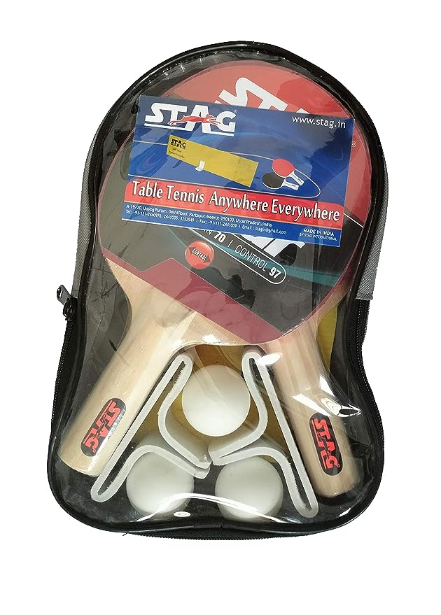 STAG Anywhere Everywhere Wood Table Tennis Playset