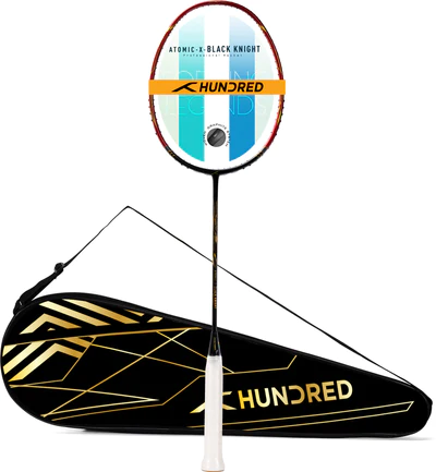 HUNDRED Atomic X Black Knight Carbon Fiber Unstrung Badminton Racket