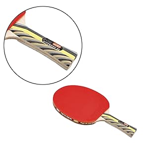 GKI Kung Fu Offensive XX New Computerised Printed Cover Wooden Table Tennis Racket - Image 3