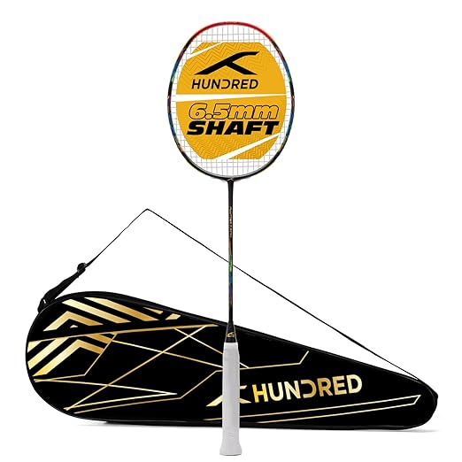HUNDRED Flutter 7 ATTK Carbon Fibre Unstrung Badminton Racket