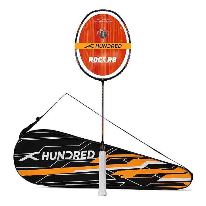 HUNDRED ROCK R8 High Durability Frame Unstrung Badminton Racket