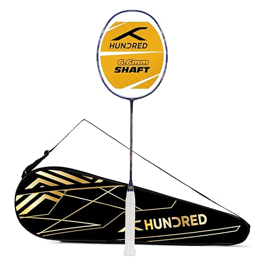 HUNDRED Flutter S ATTK Carbon Fibre Unstrung Badminton Racket