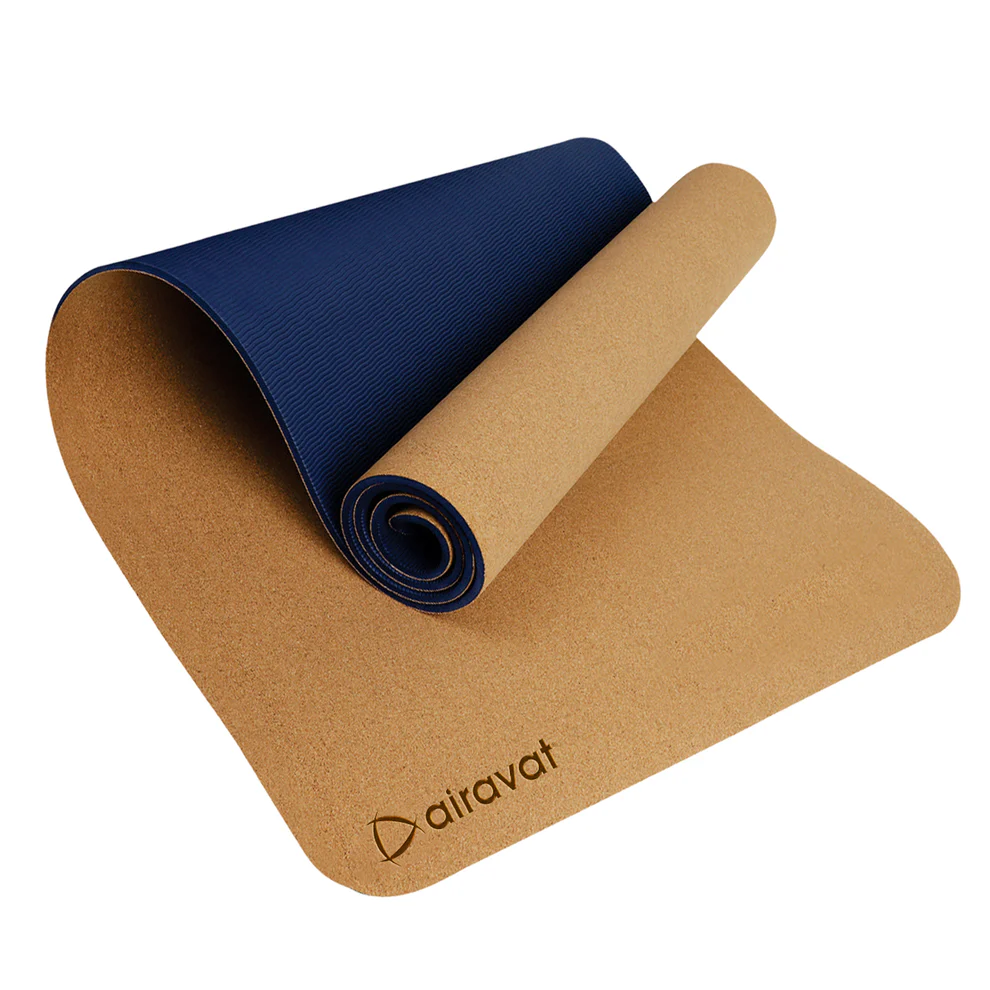 AIRAVAT CORK 6MM YOGA MAT (GUIDE ALIGNMENT) - Image 2