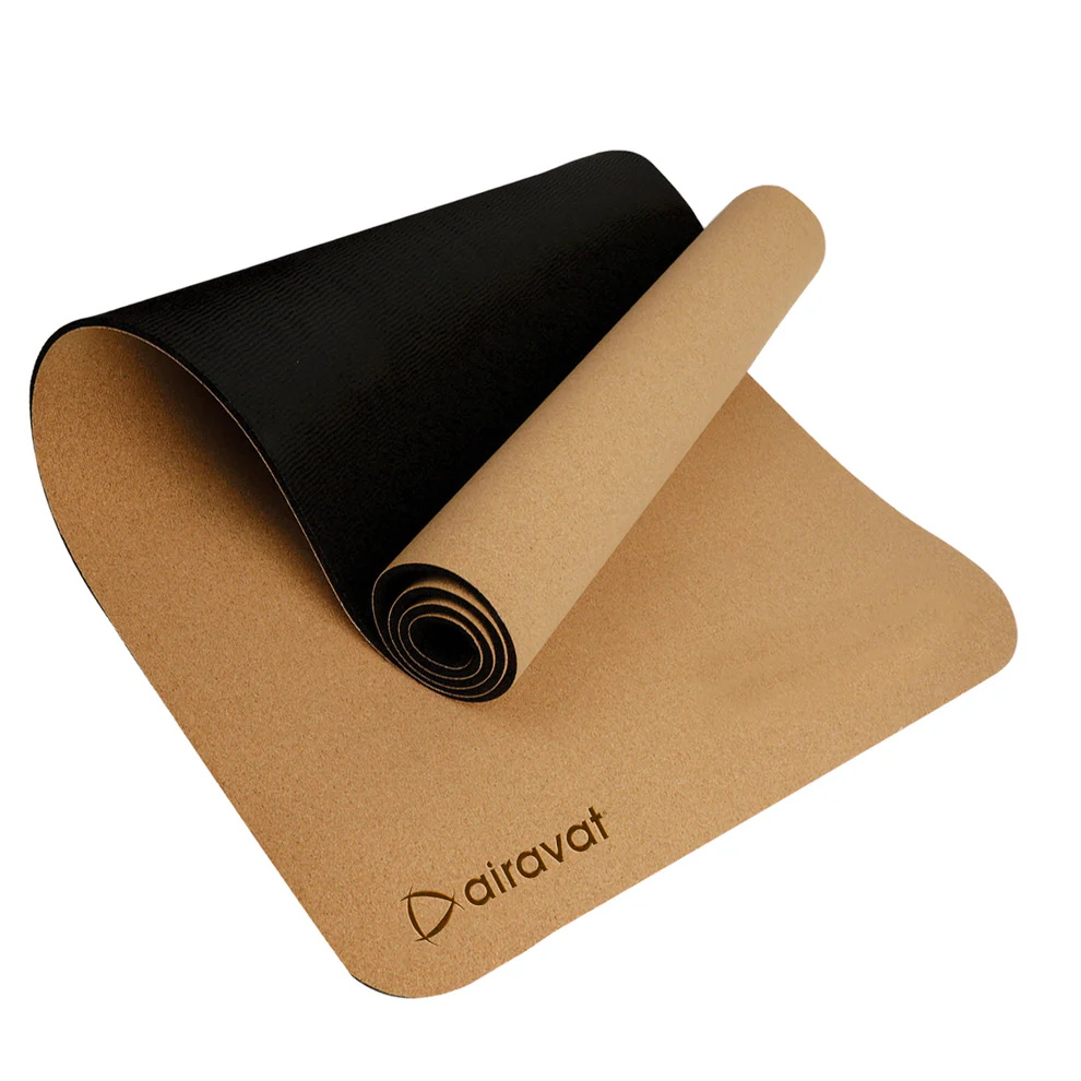 AIRAVAT CORK 6MM YOGA MAT (GUIDE ALIGNMENT) - Image 3