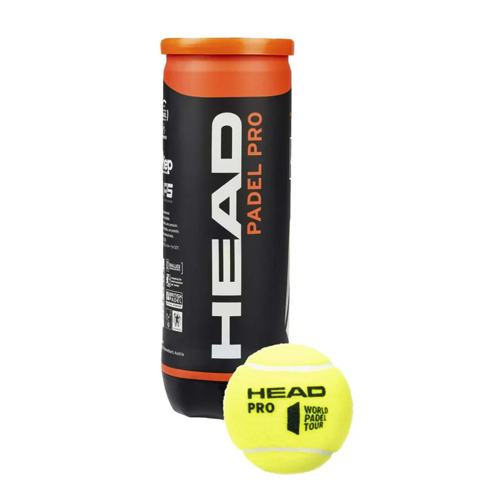 HEAD Padel Pro Ball (Can 1, Count 3)