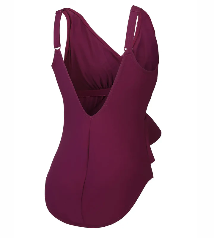 Speedo Women’s Spdscu Rubysun One Piece Swimwear – Deep Plum / Magenta - Image 5
