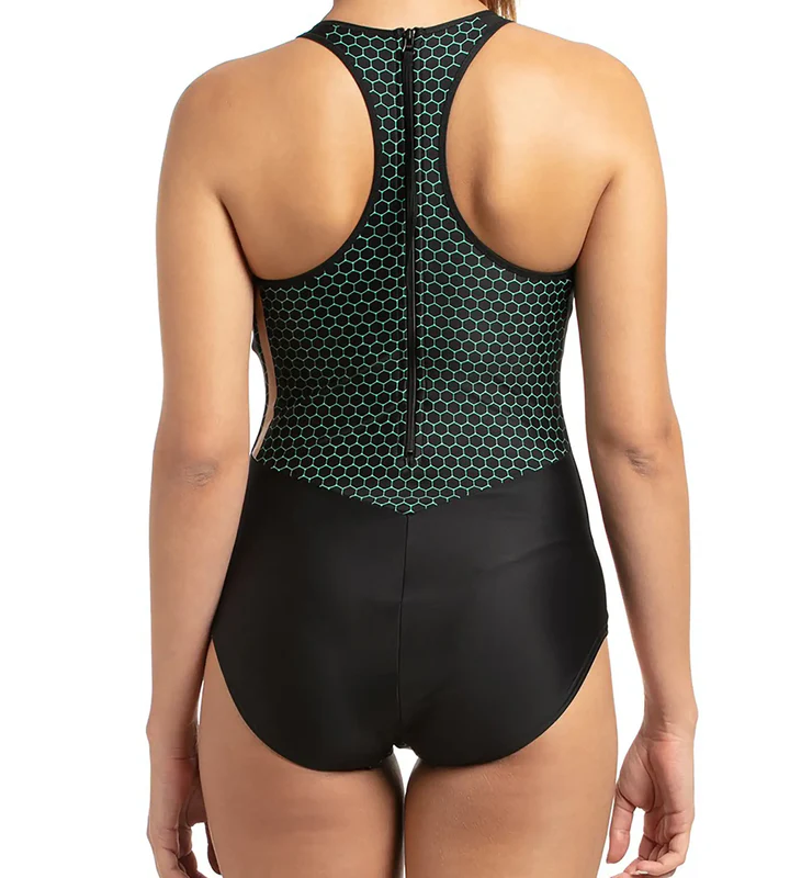 Speedo Women’s Power Flex Mesh Panel One Piece Swimwear - Image 6