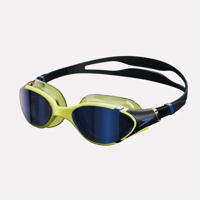 Speedo Unisex Adult Biofuse 2.0 Mirror Lens Swim Goggles – Yellow & Smoke