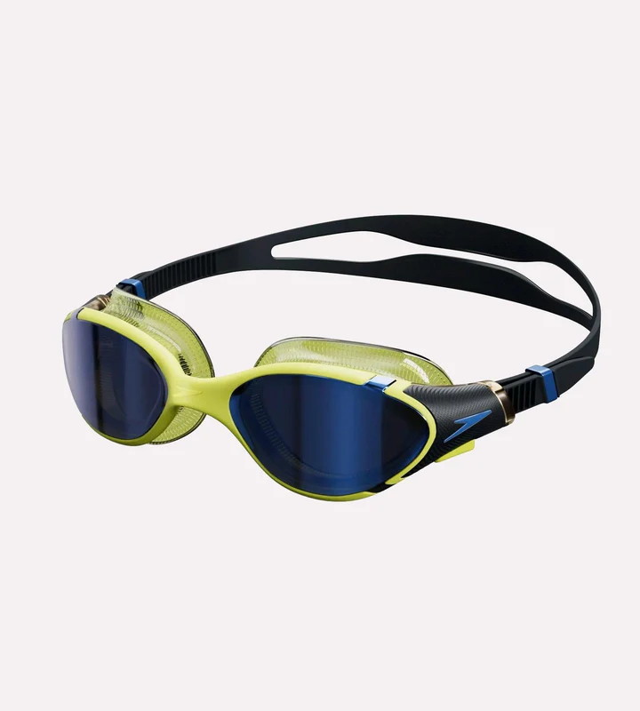 Speedo Unisex Adult Biofuse 2.0 Mirror Lens Swim Goggles – Yellow & Smoke