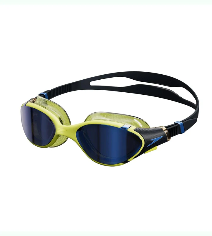 Speedo Unisex Adult Biofuse 2.0 Mirror Lens Swim Goggles – Yellow & Smoke - Image 2