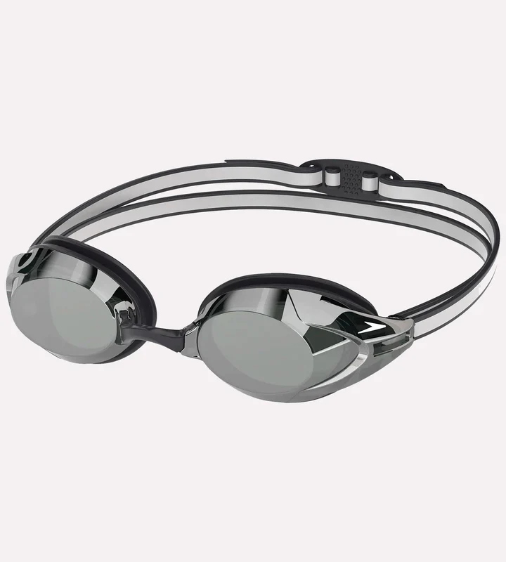 Speedo Unisex Adult Vanquisher 3.0 Mirror Blue Lens Swim Goggles - Image 2