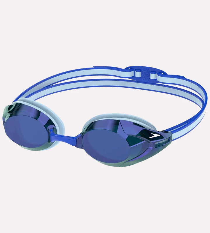 Speedo Unisex Adult Vanquisher 3.0 Mirror Blue Lens Swim Goggles