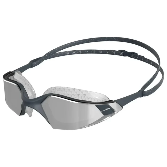 Speedo Unisex Adult Fastskin Hyper Elite Hydroscopic Curved Mirror Lens Swim Goggles